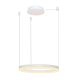 Pendule, Lustre suspendate - Lustra LED suspendata design modern circular geometric HALO PENDANT 60 WH