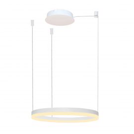 Pendule, Lustre suspendate - Lustra LED suspendata design modern circular geometric HALO PENDANT 60 WH