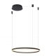 Pendule, Lustre suspendate - Lustra LED suspendata design modern circular geometric HALO PENDANT 60 BK
