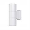 Aplica de perete pentru iluminat exterior IP54 Bowery alb