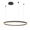 Lustra LED suspendata design modern circular geometric HALO PENDANT 100 BK