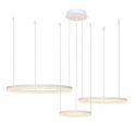 Lustra cu 3 inele LED si telecomanda HALO PENDANT WH 80+60+40 CCT