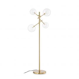 Lampadare - Lampadar / Lampa de podea moderna Equinoxe pt4 alama