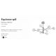 Lustre aplicate - Lustra aplicata design modern Equinoxe sp8 CROMO