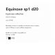 Pendule, Lustre suspendate - Pendul design modern Equinoxe sp1 d20 alama