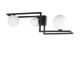 Plafoniere - Plafoniera design geometric Angolo pl3 negru