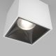 Plafoniere cu spoturi, Spoturi aplicate - Spot LED aplicat, plafoniera design tehnic Alfa alb 7x7cm, 3000K