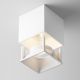 Plafoniere cu spoturi, Spoturi aplicate - Spot LED aplicat, plafoniera dimabil design tehnic Alfa alb 7x7cm, 3000K