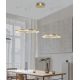 Pendule, Lustre suspendate - Lustra cu 2 inele LED si telecomanda HALO PENDANT GO 80+60 CCT