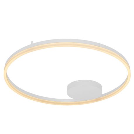 Lustre aplicate - Lustra LED aplicata design modern geometric HALO 80 WH