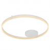 Lustra LED aplicata design modern geometric HALO 80 WH