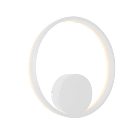 Aplice, corpuri de iluminat pentru pereti - Aplica de perete LED design modern geometric HALO 40 WALL WH