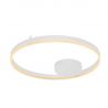 Lustra LED aplicata design modern geometric HALO 60 WH