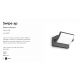 Aplice - Aplica LED orientabila pentru exterior IP54 Swipe ap antracit