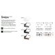 Aplice - Aplica LED orientabila pentru exterior IP54 Swipe ap cafenie
