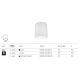 Plafoniere cu spoturi, Spoturi aplicate - Spot aplicat design tehnic Hoop negru, auriu mat