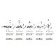 Candelabre, Lustre - Lustra moderna cu 30 surse de lumina PERLAGE SP30 OTTONE SATINATO