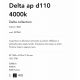 Aplice, corpuri de iluminat pentru pereti - Aplica LED iluminat ambiental Delta ap d110 4000k