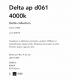 Aplice, corpuri de iluminat pentru pereti - Aplica LED iluminat ambiental Delta ap d061 4000k
