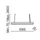 Pendule, Lustre suspendate - Lustra LED design tehnic Points alb