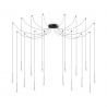 Lustra LED design minimalist Lucciola sp16 negru