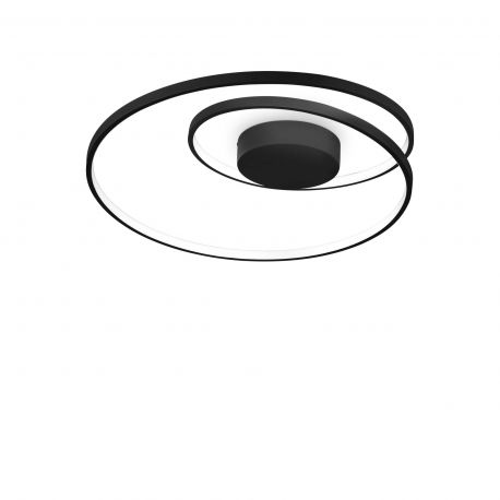 Lustre aplicate - Lustra / Plafoniera LED design modern circular OZ PL dali NERO