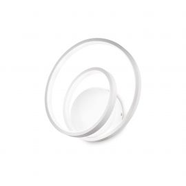 Aplice, corpuri de iluminat pentru pereti - Aplica LED design modern circular OZ AP dali alba