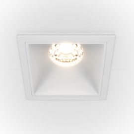 Spoturi tavan fals - Spot LED incastrabil design tehnic Alpha alb, 6,5x6,5cm, 3000K