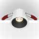 Spoturi tavan fals - Spot LED incastrabil dimabil design tehnic Alpha alb, negru, 4000K
