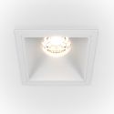 Spot LED incastrabil dimabil design tehnic Alpha alb, 6,5x6,5cm, 4000K