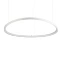 Lustra LED XXL suspendata design circular GEMINI SP D105 alba