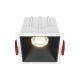 Spoturi tavan fals - Spot LED incastrabil dimabil design tehnic Alpha alb, negru, 6,5x6,5cm, 4000K