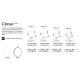 Pendule, Lustre suspendate - Lustra / Pendul LED suspendata design modern circular Circus sp d44 neagra