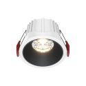 Spot LED incastrabil dimabil design tehnic Alpha alb, negru 8,5cm, 4000K