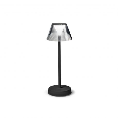 Lampi decorative si solare - Lampa LED portabila pentru iluminat exterior Lolita tl neagra