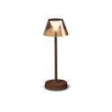 Lampa LED portabila pentru iluminat exterior Lolita tl cafenie