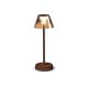 Lampi decorative si solare - Lampa LED portabila pentru iluminat exterior Lolita tl cafenie