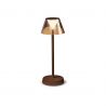Lampa LED portabila pentru iluminat exterior Lolita tl cafenie