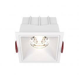 Spoturi tavan fals - Spot LED incastrabil dimabil design tehnic Alpha alb, 8,5x8,5cm, 4000K