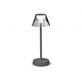 Lampi decorative si solare - Lampa LED portabila pentru iluminat exterior Lolita tl gri