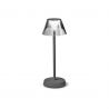 Lampa LED portabila pentru iluminat exterior Lolita tl gri