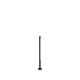 Stalp LED slim pentru iluminat exterior, IP65 Jedi pt h080 negru