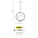 Pendule, Lustre suspendate - Lustra, Pendul design modern JUMBO 1