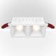 Spoturi tavan fals - Spot LED incastrabil cu 2 surse de iluminat Alpha alb, 4000K