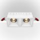 Spoturi tavan fals - Spot LED incastrabil cu 2 surse de iluminat Alpha alb, 30W, 3000K