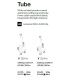 Pendule, Lustre suspendate - Pendul LED design modern minimalist Tube sp d6 alb