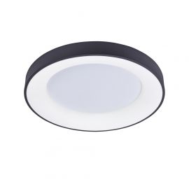 Lustre aplicate - Lustra LED cu telecomanda design slim SANTANA TOP 68 CCT BK