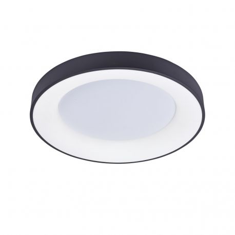 Lustre aplicate - Lustra LED cu telecomanda design slim SANTANA TOP 68 CCT BK