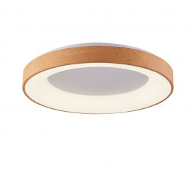 Lustre aplicate - Lustra LED cu telecomanda design slim SANTANA TOP 68 CCT WO