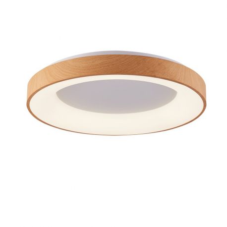 Lustre aplicate - Lustra LED cu telecomanda design slim SANTANA TOP 68 CCT WO